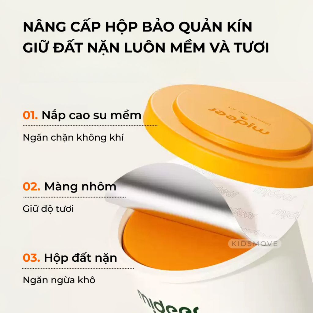 Ảnh Đất nặn an toàn cho bé không dính tay Mideer Mellow Dough tặng kèm dụng cụ 2