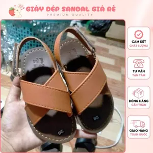 Giày Quai Chéo BaBy Siêu Dể Thương Chất Liệu Quai Mềm Mại Đế Cao Su Chống Trơn Trượt Độ Bền Cao
