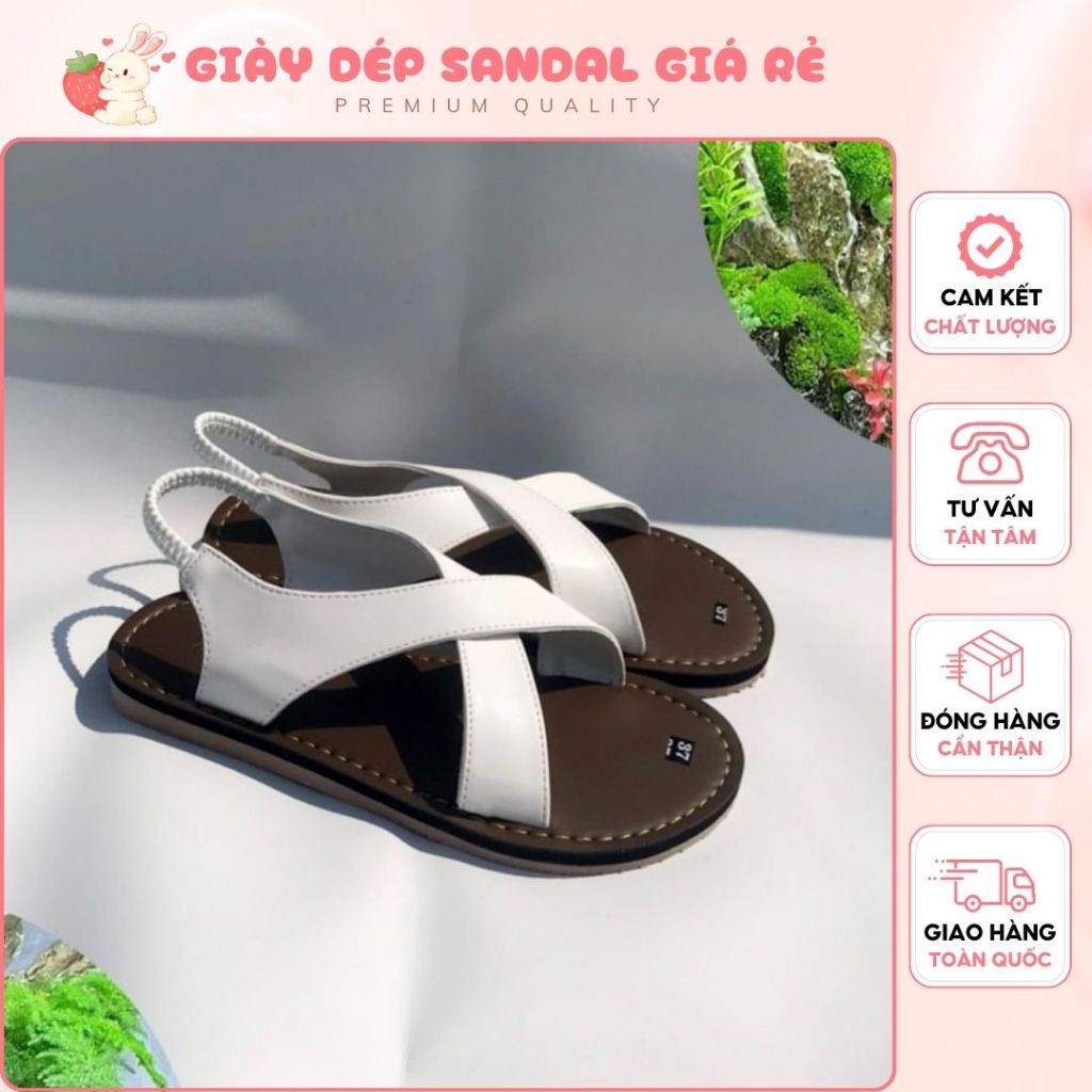 Giày Sandal Học Sinh-Sinh Viên Công Sở Duyên Dáng Ôm Chân Cảm Giác Thoải Mái  Phong Cách Thời Trang