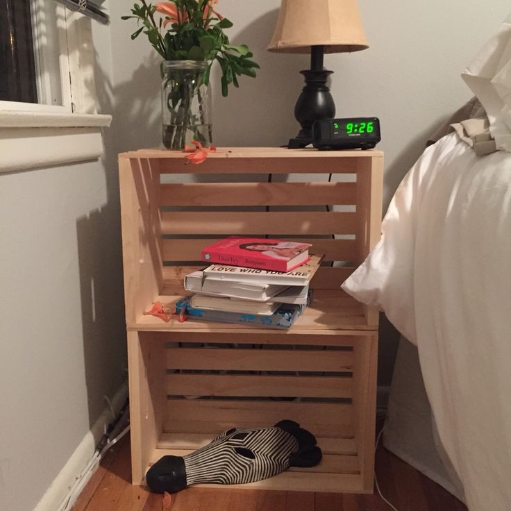 Pallet hộp gỗ màu trắng, màu nâu, màu mộc tự nhiên trang trí decor phòng, quán cafe, homestay, trang trí sự kiện