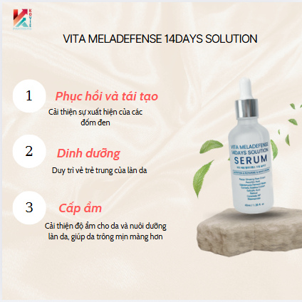 Serum Vita Meladefense 14 Days Koviepartners – Phục Hồi, Sáng Da, Cấp Ẩm