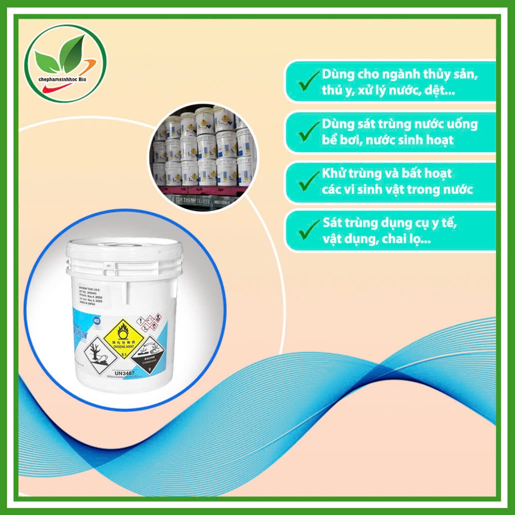 Hóa chất Clorin Nankai 70% Nhật Bản thùng 45kg