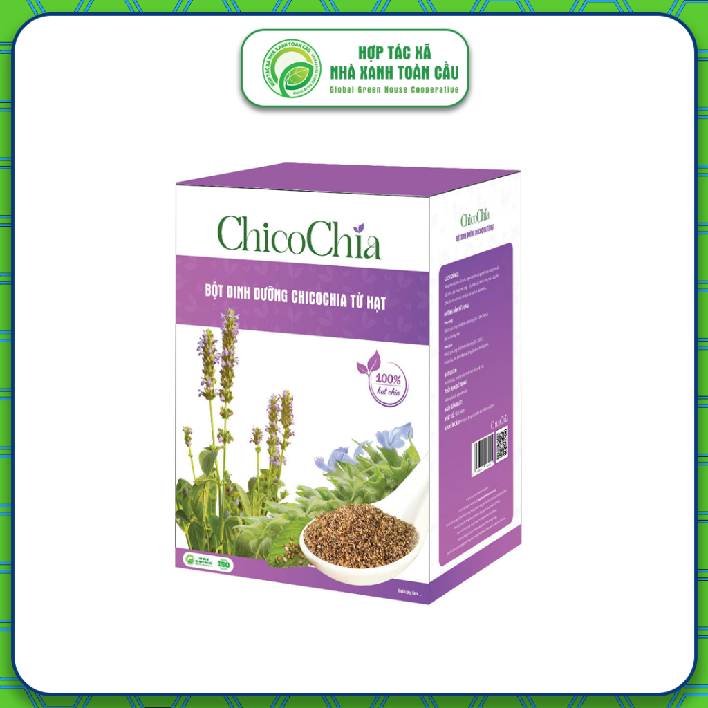 (MUA 1 TẶNG 1 - HÀNG CẬN DATE) Hộp Bột Dinh Dưỡng Từ Hạt Chia ChicoChia - Giàu Omega 3, Giảm Cân, Giải Độc - 240Gram