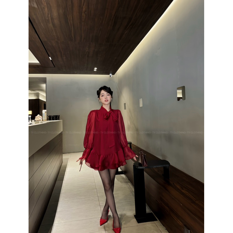 Set Voan Tơ Đỏ- TYCLOTHING