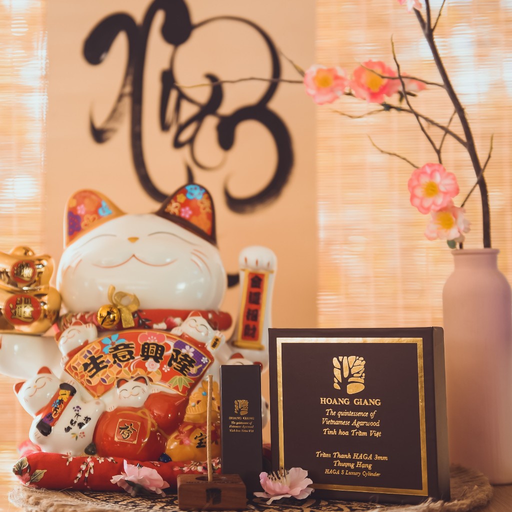 Ảnh Hộp Quà Tặng Trầm Hương Haga sang trọng - TẶNG KÈM ĐẾ CẮM, nhiều mẫu lựa chọn 4