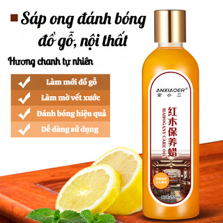 Sáp Ong Đánh Bóng Đồ Gỗ ANXIAOER 255ml | Dưỡng Gỗ Nội Thất Bảo Dưỡng Đồ Gỗ Phục Hồi Độ Bóng Tự Nhiên