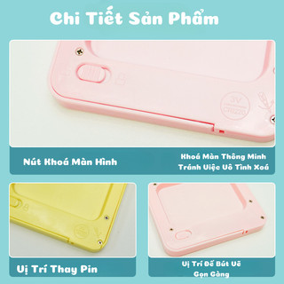 Móc Khóa Bảng Vẽ Điện Tử Đa Sắc Màu Tự Xoá Mini Cho Bé Tặng Kèm Bút Vẽ Nhiều Hình Dễ Thương Quà Tặng Cho Trẻ Em
