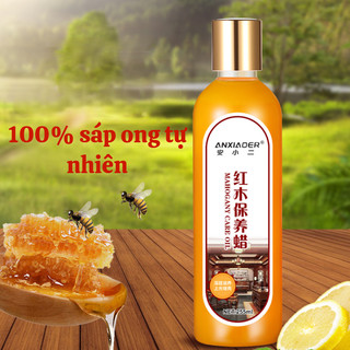 Sáp Ong Đánh Bóng Đồ Gỗ ANXIAOER 255ml | Dưỡng Gỗ Nội Thất Bảo Dưỡng Đồ Gỗ Phục Hồi Độ Bóng Tự Nhiên