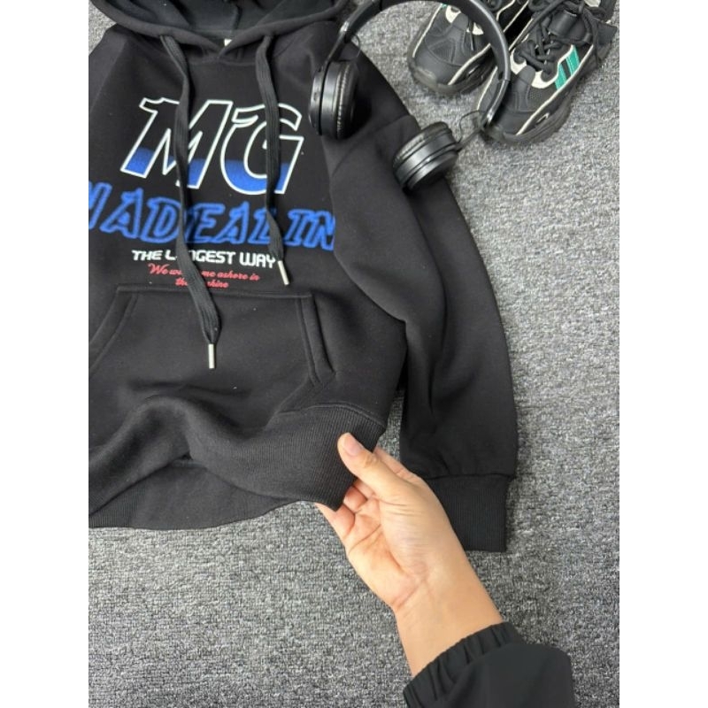 Áo nỉ Hoodie áo nỉ cho bé chuẩn hàng QC chất đanh lì mịn size từ 28-58kg