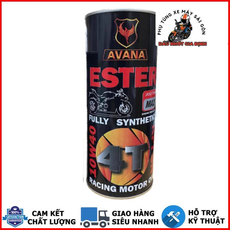 Nhớt tổng hợp AVANA 4T RACING 10W40 Ester dành cho xe số, côn tay nhập ...