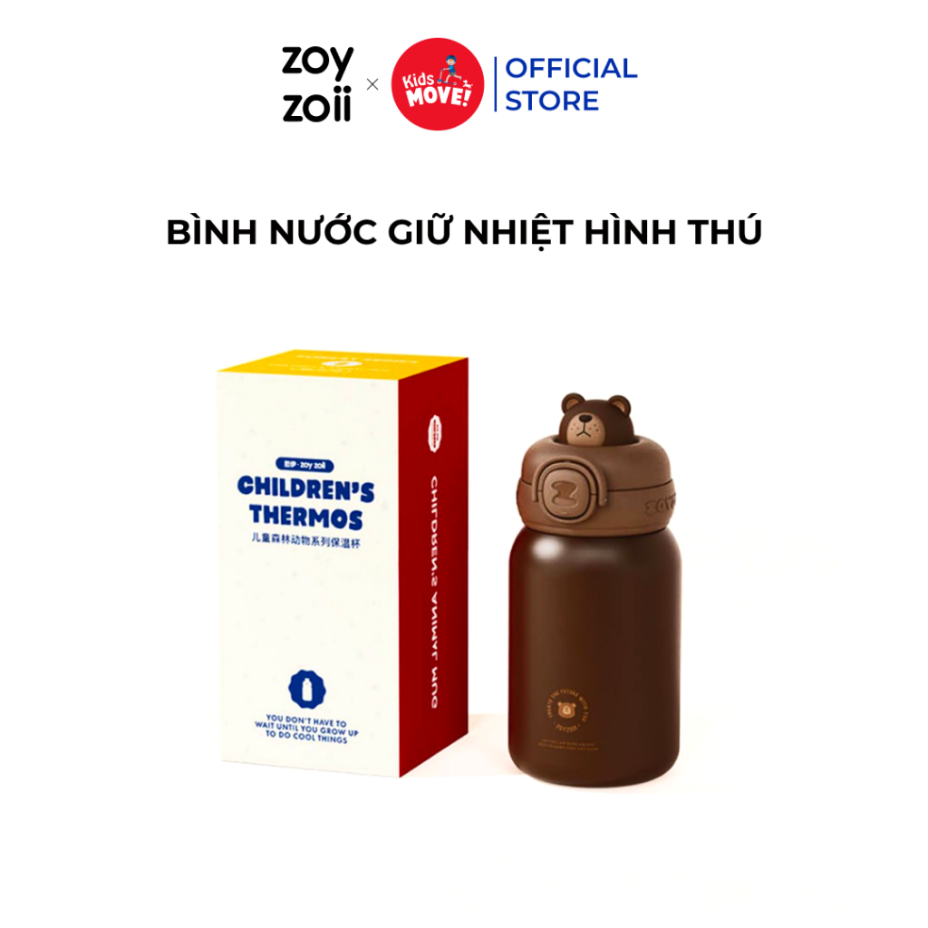 Review Bình Giữ Nhiệt Zoyzoii cho Bé Inox 316: An Toàn, Chống Rò Nước, Hình Thú Đáng Yêu