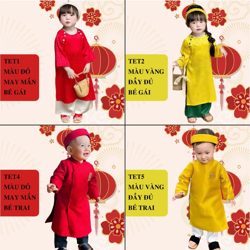 Áo Dài Cách Tân Bé Trai 𝗟𝗮𝗻𝗹𝗲𝗲 𝗙𝗮𝘀𝗵𝗶𝗼𝗻 Mã TET