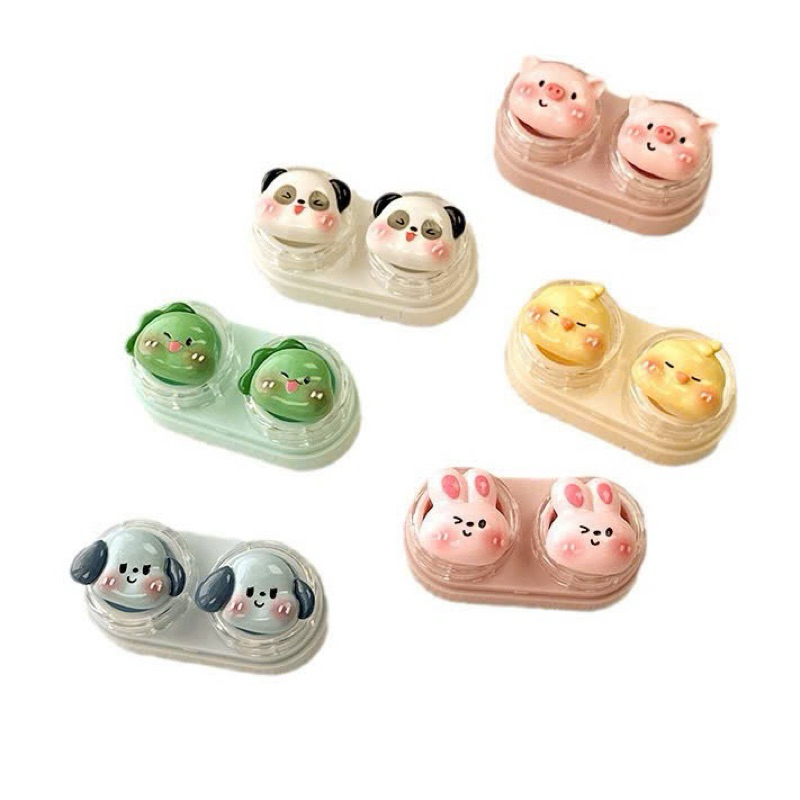 KHAY CHARM ĐỰNG LENS Thú mặt Nọng Muneyes