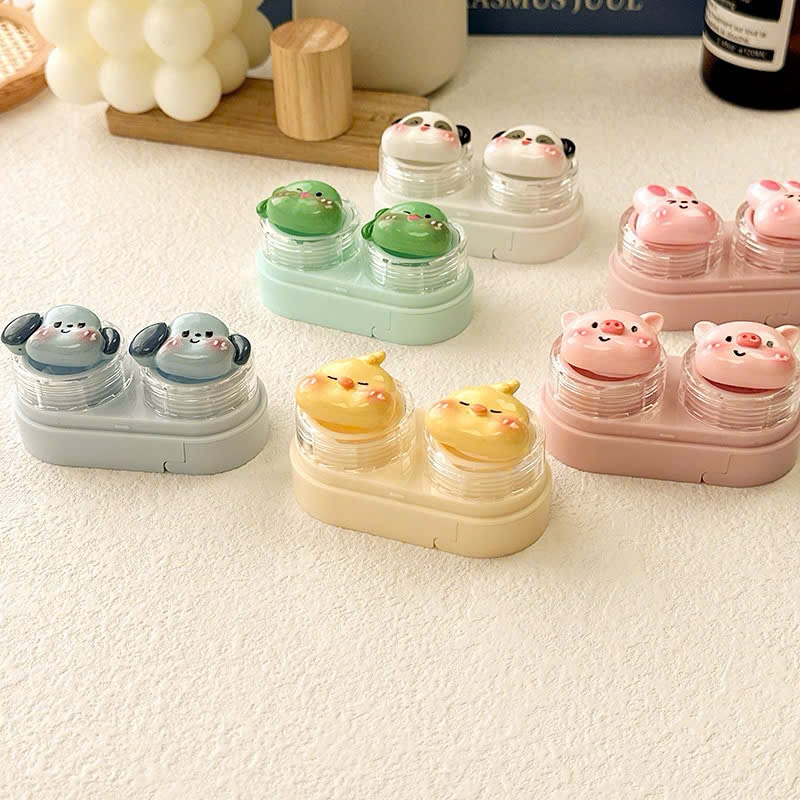 KHAY CHARM ĐỰNG LENS Thú mặt Nọng Muneyes