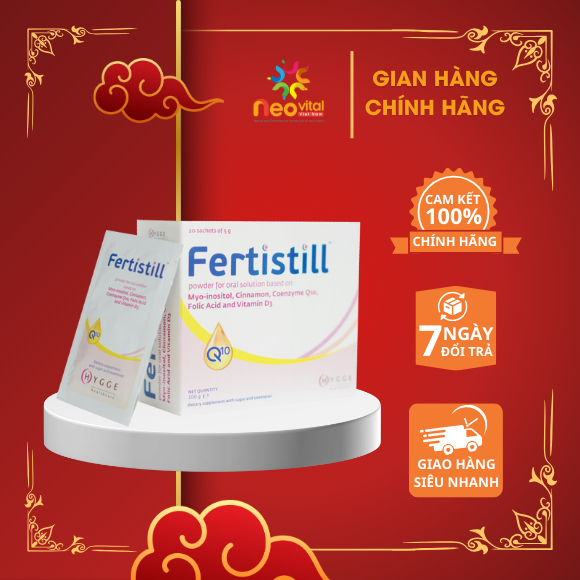Bổ trứng Fertistill - Mang thai dễ dàng hộp 20 gói