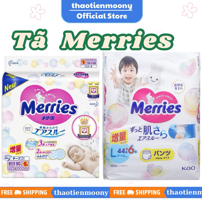 Bỉm Merries Cộng Miếng, Merries Jumbo Nội Địa Nhật đủ size | Shopee ...
