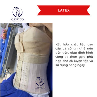 latex định hình bụng tặng áo lót, thanh nối