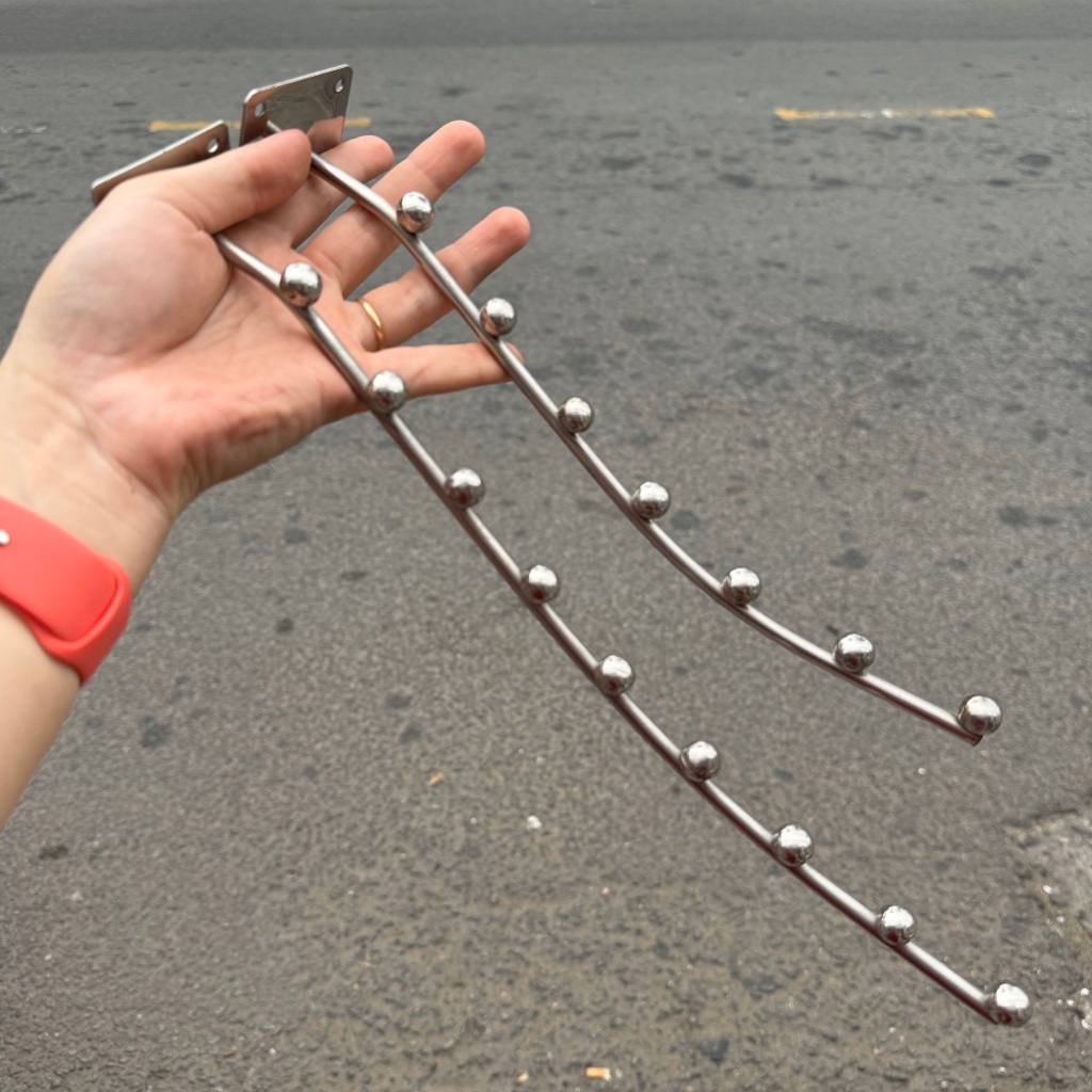 Móc Bi Treo Quần Áo Inox, Tay Bi Cố Định Lên Tường Inox 100% THANH LÝ ...