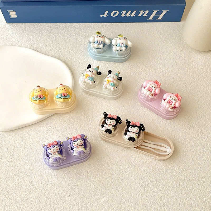 KHAY CHARM ĐỰNG LENS kuromi Melody Muneyes
