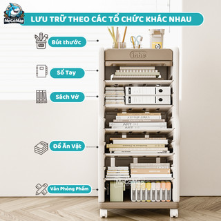 [Mới 2026] Kệ Giá Sách Đa Năng Cao Cấp Cho Bé, Kệ Đựng Đồ 6 Tầng Dày Dặn Chắc Chắn, Tiết Kiệm Không Gian