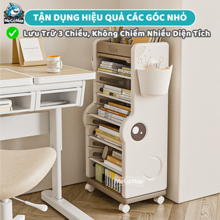 [Mới 2026] Kệ Giá Sách Đa Năng Cao Cấp Cho Bé, Kệ Đựng Đồ 6 Tầng Dày Dặn Chắc Chắn, Tiết Kiệm Không Gian
