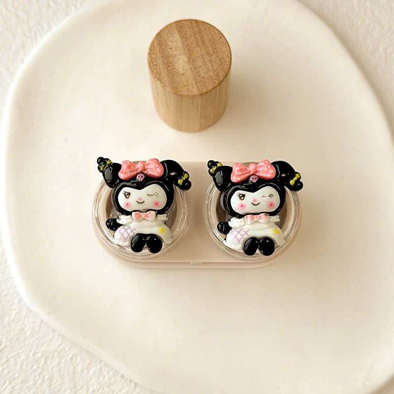 KHAY CHARM ĐỰNG LENS kuromi Melody Muneyes