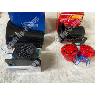 Còi xi nhan, còi lùi, còi chóe, còi giọng nói điện 12v và 24v
