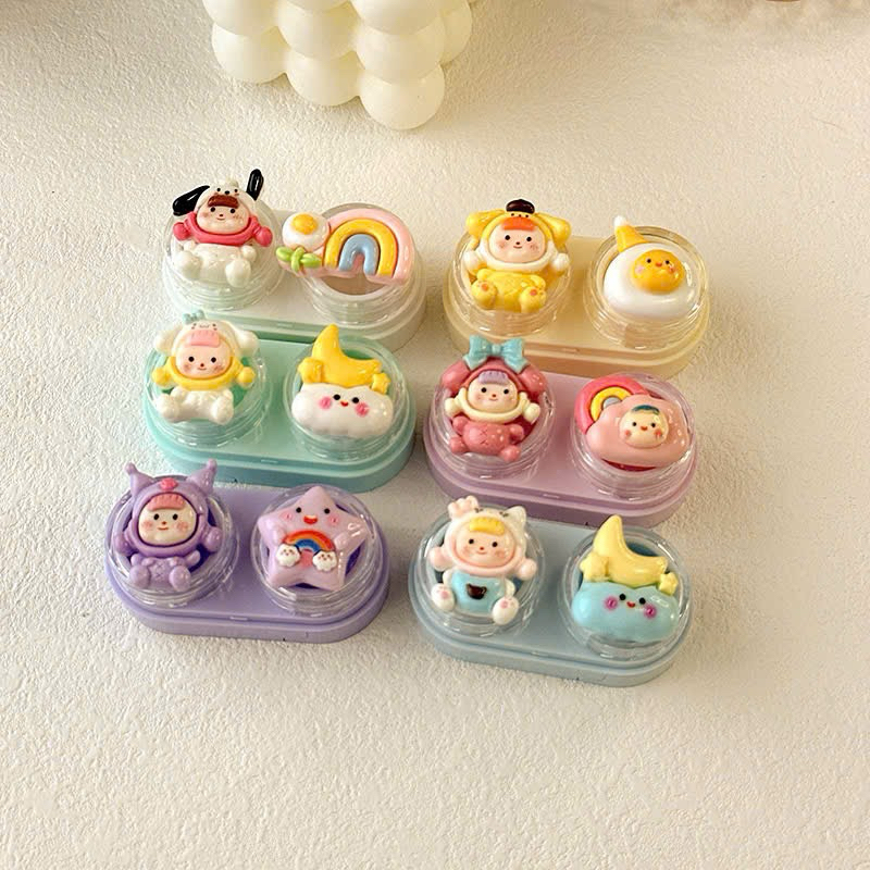 KHAY CHARM ĐỰNG LENS nhóc kute đám mây Muneyes