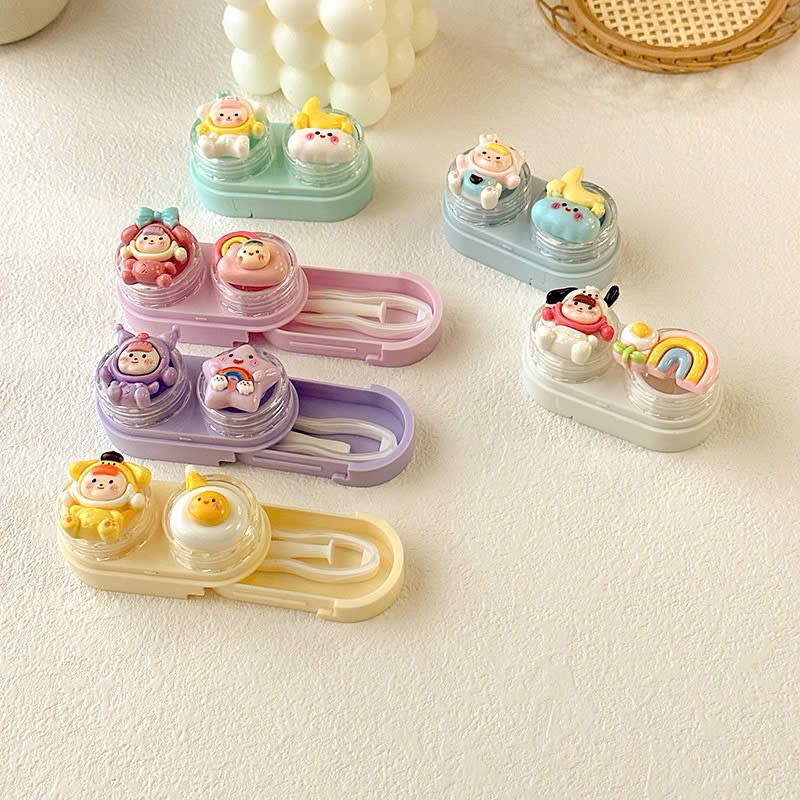 KHAY CHARM ĐỰNG LENS nhóc kute đám mây Muneyes