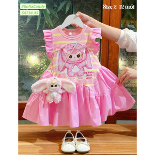 (XẢ LẺ SIZE) Bộ sưu tập váy Babythree phiên bản Big Baby three siêu đáng yêu cho bé gái đón Tết