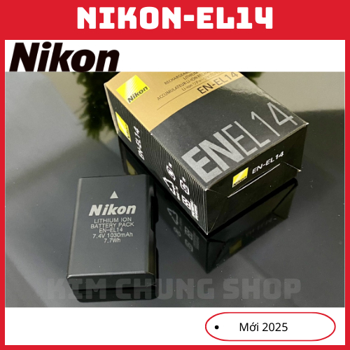 Pin Lithium Nikon EL14 cho Nikon D3100, D3200, D3300, D3400, D5100 ...