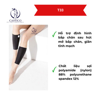 Tất áp lực mạnh hỗ trợ giảm đau giãn tĩnh mạch, gen định hình bắp chân