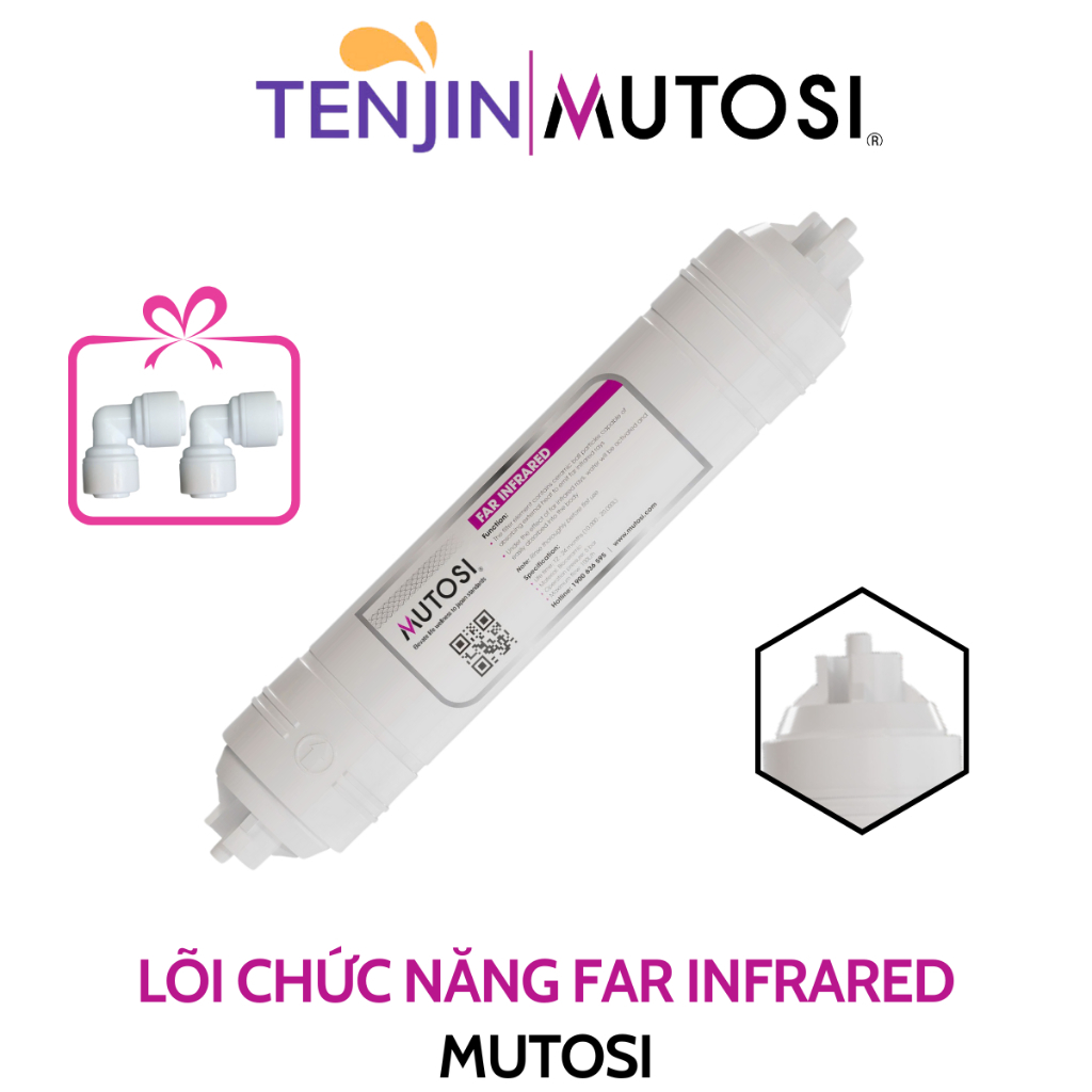 Lõi Chức Năng Far Mutosi Chia Nhỏ Phân Tử Nước, Giúp Nước Và Khoáng Chất Dễ Dàng Thẩm Thấu Vào Cơ Thể,...