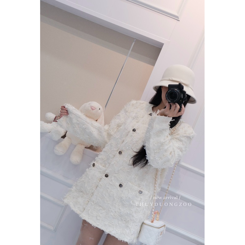 THUYDUONGZOO - ÁO KHOÁC DẠ TWEED KÈM TAG ( ảnh shop chụp )