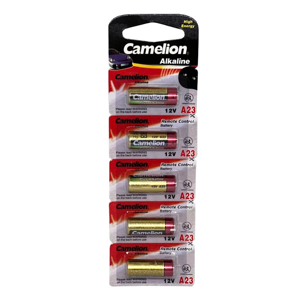 Vỉ 5 Viên Pin A23 Camelion / GP 12V Thay Khiển Remote Cửa Cuốn , Pin Chuông Cửa