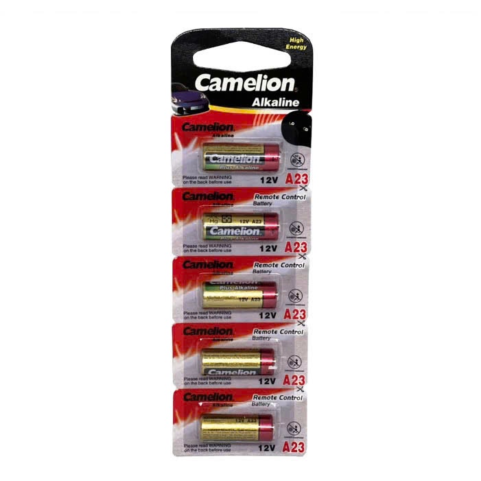 Vỉ 5 Viên Pin A23 Camelion / GP 12V Thay Khiển Remote Cửa Cuốn , Pin Chuông Cửa