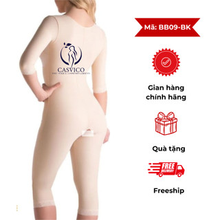 Bộ bodysuit isavela BS09-BK ( CHÍNH HÃNG) dùng sau hút mỡ bụng, đùi,tay, lưng, nách, hông, nâng mông, ngực