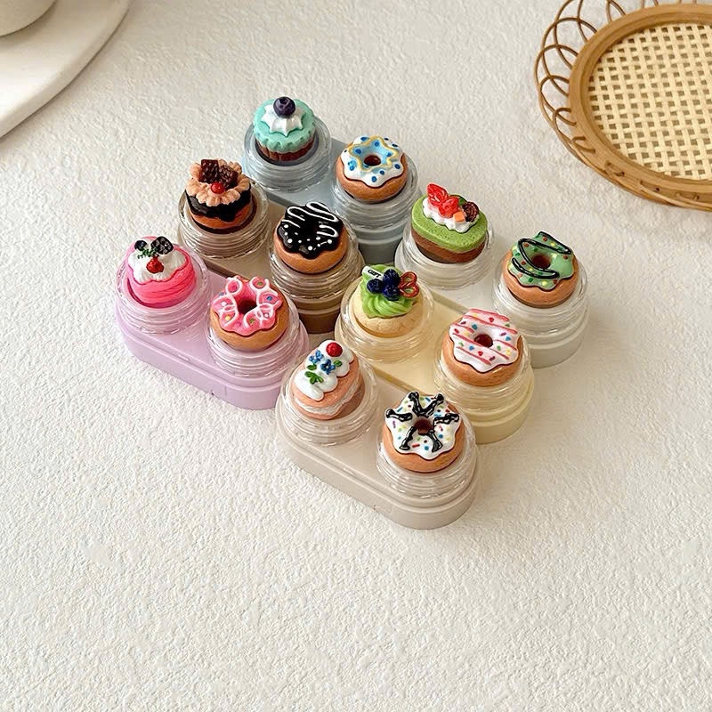 KHAY CHARM ĐỰNG LENS Bánh Donut trái cây Muneyes