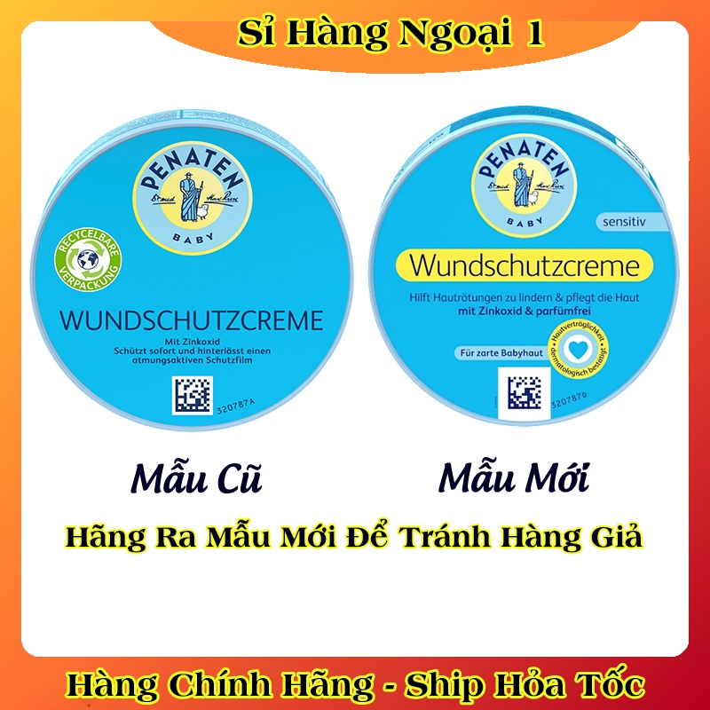 [Mẫu mới Đủ Bill] Kem chống hăm Penaten Đức 50ml và 200ml