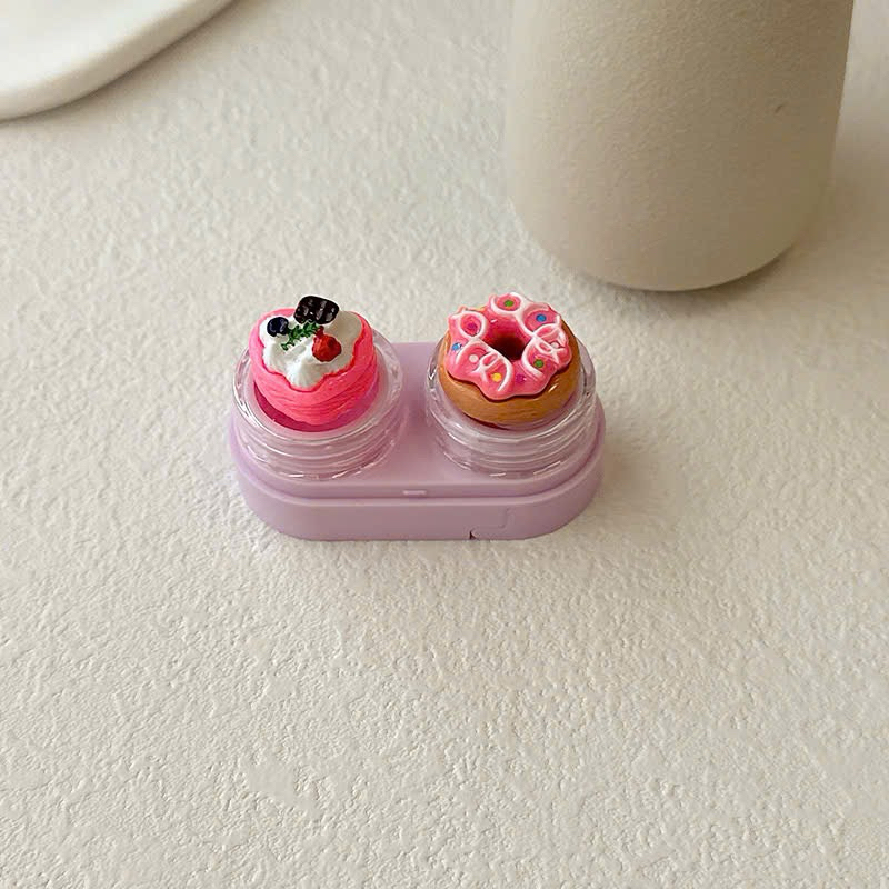 KHAY CHARM ĐỰNG LENS Bánh Donut trái cây Muneyes