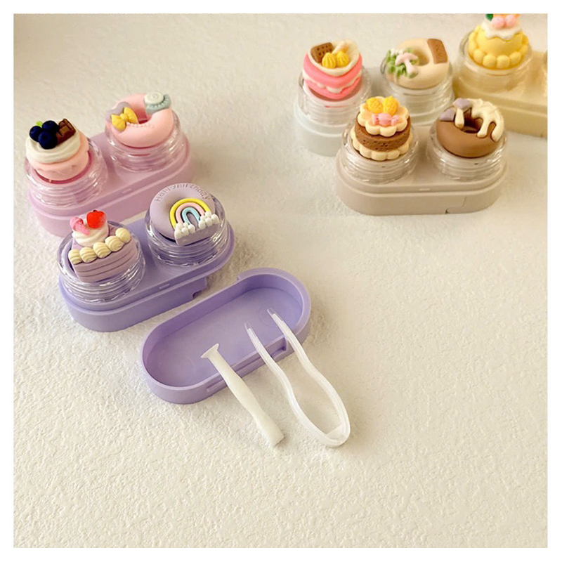 KHAY CHARM ĐỰNG LENS bánh Donut Muneyes