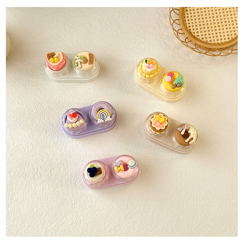KHAY CHARM ĐỰNG LENS bánh Donut Muneyes