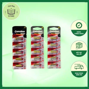 Vỉ 5 Viên Pin A23 Camelion / GP 12V Thay Khiển Remote Cửa Cuốn , Pin Chuông Cửa