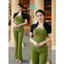 TH56 - SÉT ĐỒ BỘ THUN XỐP QUẦN DÀI ỐNG LOE