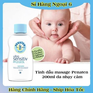 [DATE MỚI] Dầu Massage dưỡng ẩm Penaten 200ml cho bé từ sơ sinh của Đức