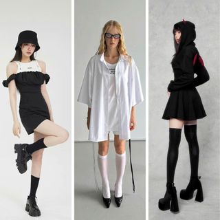 IK Tất Vớ Nữ Lolita Phong Cách Nữ Sinh Nhật Bản Vớ Nữ Cotton Nhật Dễ Thương V16