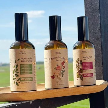 Toner Hoa Hồng - Toner Trà Xanh - Toner Tía Tô, Nước Cất Cân Bằng Da, Chăm sóc Da Làm Sạch Sâu, Giảm Mụn Mờ Thâm
