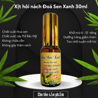 Xịt hôi nách Đông y Việt Nam Đóa Sen Xanh,khử mùi hôi nách, dung tích 30ml  mã T12