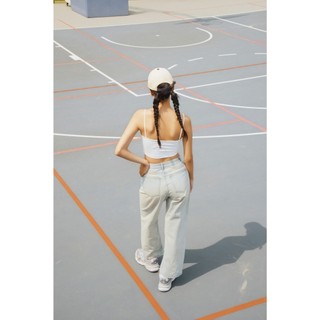 Áo kiểu OLV 2 dây croptop có sẵn mút đệm ngực Camisole nhiều màu dáng basic