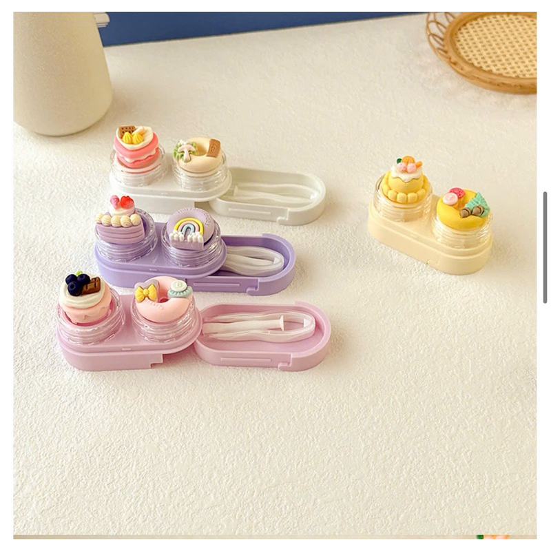KHAY CHARM ĐỰNG LENS bánh Donut Muneyes
